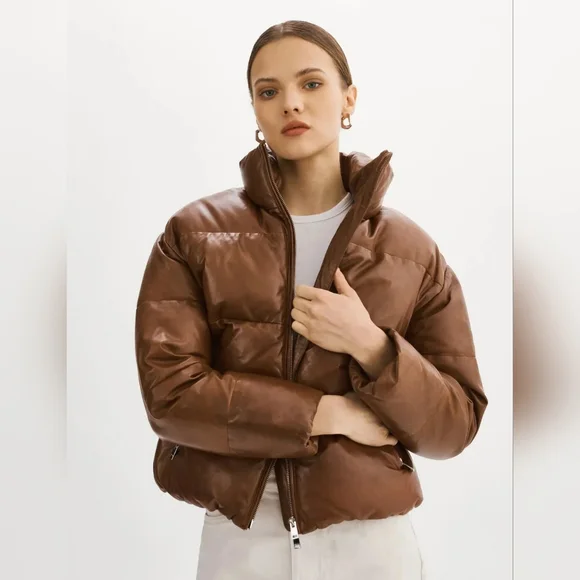 Hooded Jacket Lamarque Embroidered Leather Jacket Lamarque Leather